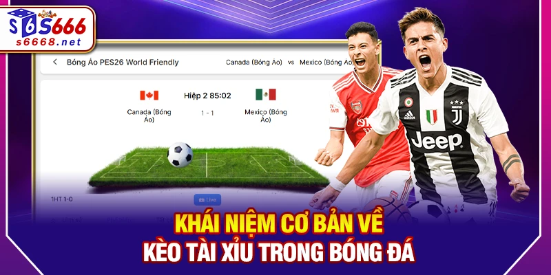 Khái niệm cơ bản về kèo tài xỉu trong bóng đá